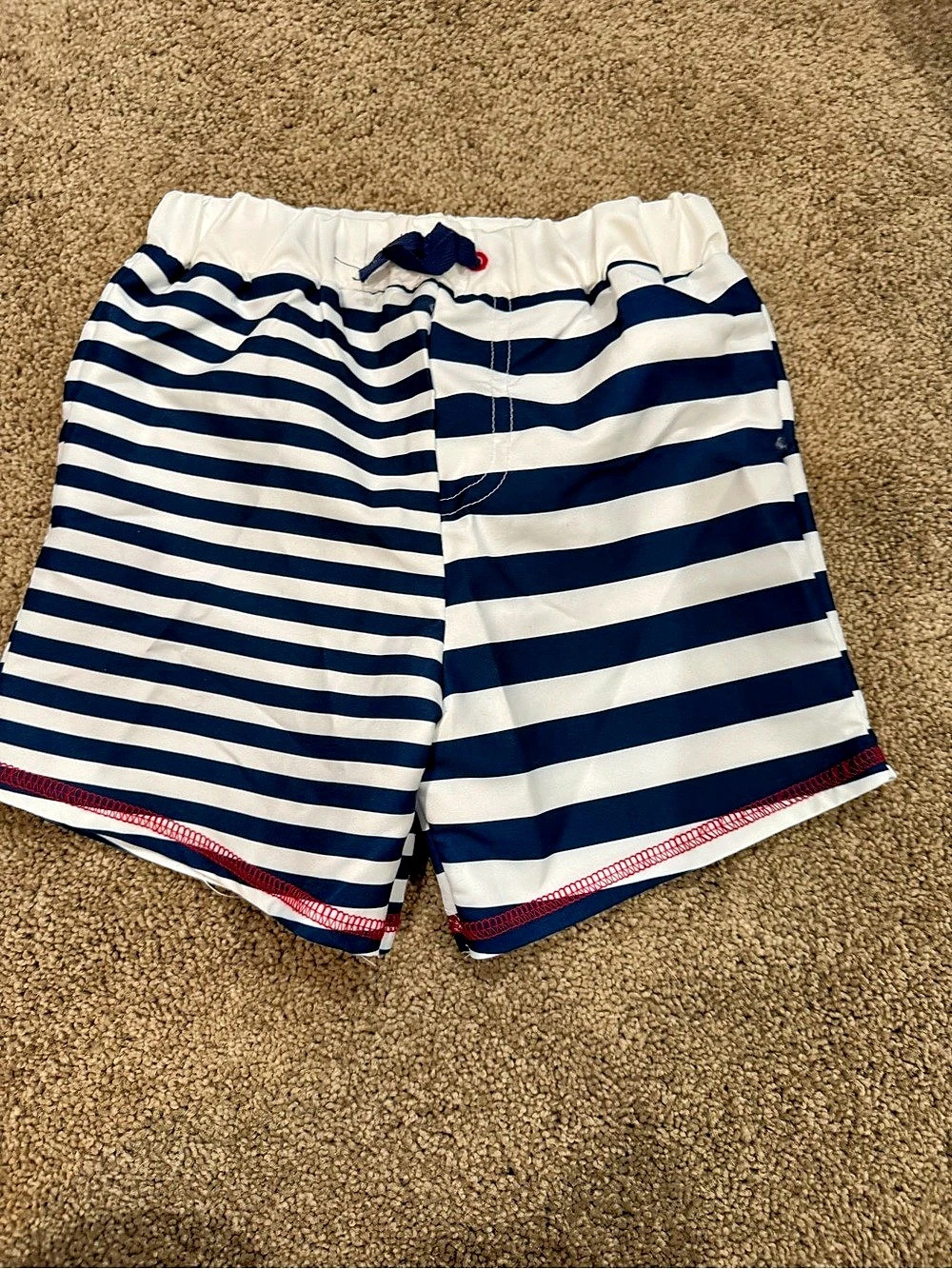 Mudpie Boys Striped Swim Trunks Size 2T-3T